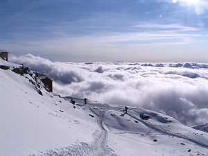 widoki przy Tete Rouse 3200m npm