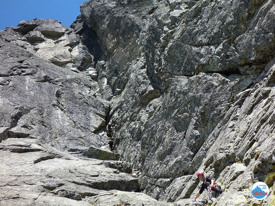 Wspinanie na południowej ścianie WOŁOWEJ TURNI