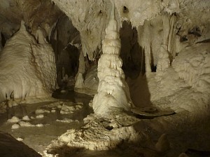 Stalagmity jak baletnice